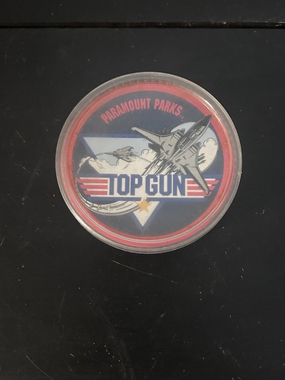 Top Gun Circular Card Deck Paramount Parks Fighter Jet 1980s/90s Complete Set